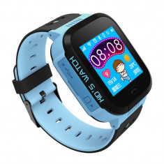 Ceas smartwatch pentru copii, albastru, Gonga foto