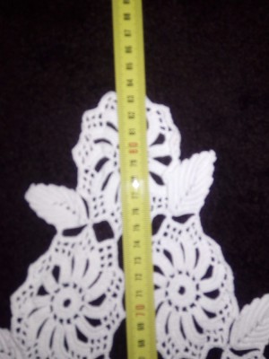 MILEU MACRAME / MACRAMEU - LUCRAT MANUAL 83 X 37 CM foto