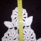 MILEU MACRAME / MACRAMEU - LUCRAT MANUAL 83 X 37 CM