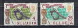 Serie timbre St. Lucia 1966 &ndash; Campionatul Mondial de Fotbal Anglia 1966, MNH -A62