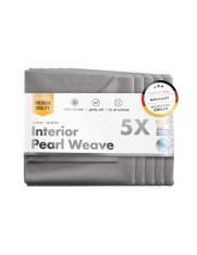 Laveta microfibra, 420GSM, gri, 40x40cm Chemicalworkz Interior Pearl Weave Towel set 5 buc