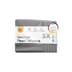 Laveta microfibra, 420GSM, gri, 40x40cm Chemicalworkz Interior Pearl Weave Towel set 5 buc