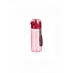 Sticla pentru apa cu buton rosie 500ml