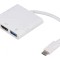 Adaptor USB 3.0/3.1 200mm Alb