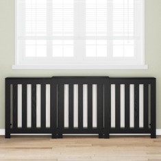 vidaXL &Icirc;ncărcător radiator Stejar Negru 205x21.5x83.5 cm Lemn tehnic