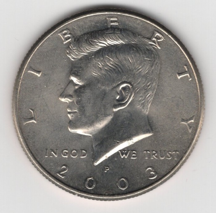 HALLF DOLAR D - DENVER 2003 UNC