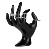 Suport Organizator Bijuterii, Model M&acirc;nă, Culoare Negru, Dimensiuni 11x8x17cm, Oem