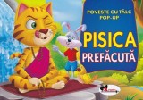 Pisica prefacuta. Poveste cu talc. Pop-up - Editura Aramis