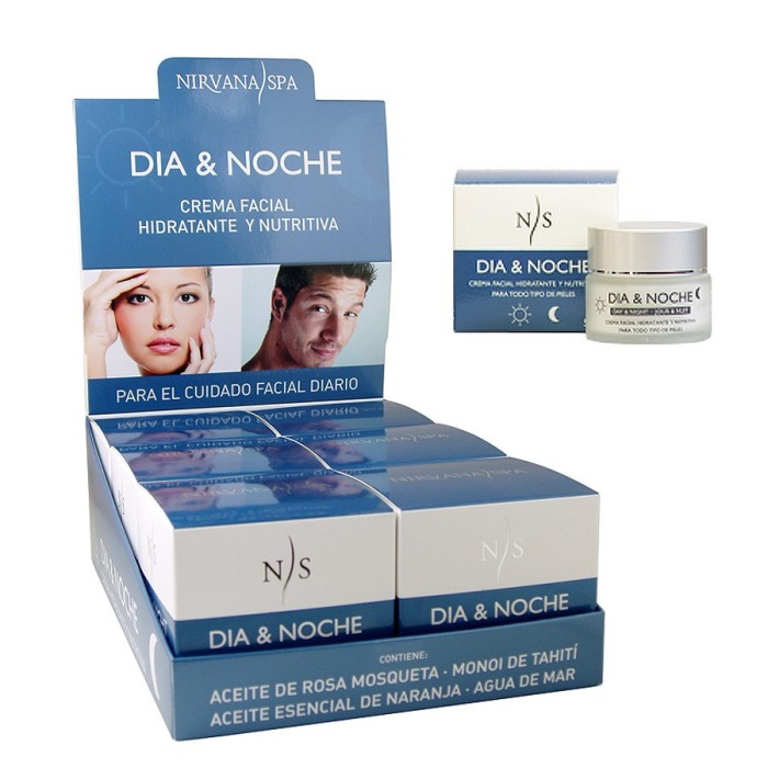 Crema hidratanta Zi-Noapte, 50 gr, Nirvana Spa