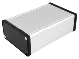 Carcasă aluminiu gri 103x160x53mm