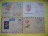 HOPCT PLIC S NR 948 SET 4 PLICURI -FLORI/ FLORA RUSIA -CIRCULAT
