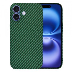 Husa pentru Apple iPhone 16, Techsuit, Carbonite FiberShell, Verde