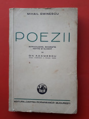 POEZII ? MIHAI EMINESCU an 1942 foto