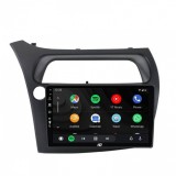 Navigatie Honda Civic Hatchback (2006-2011) 8GB RAM Android 13 Octacore Slot Sim 4G DSP GPS Wi-FI Carplay Android Auto USB Bluetooth Waze Touchscreen