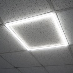 Panou LED slim 48W, 220V, 595x595x7mm pentru tavan casetat Breckner Germany