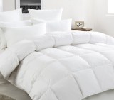 Pilota de Iarna Colectia Hotel, dimensiunea 140 x 220 cm, 350g/mp, alba