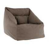 Cumpara ieftin Fotoliu tip puf textil maro Urason 80x80x80 cm