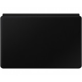 Husa Tableta Piele Samsung cu tastatura Samsung Galaxy Tab S7 Plus T970, Neagra EF-DT970UBEGEU