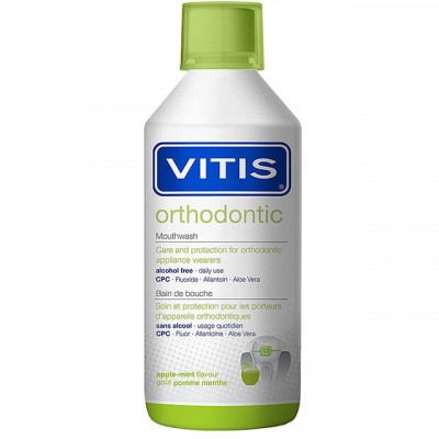 Apa de Gura, Dentaid, Vitis Orthodontic, pentru Igiena Aparatelor Ortodontice, fara Alcool, 500ml foto