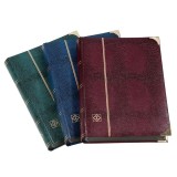 Clasor COMFORT DIN A4, 64 pag negre, aspect crocodil, roșu - 341943