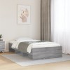 VidaXL Cadru de pat, gri sonoma, 90x190 cm, lemn prelucrat 3295707