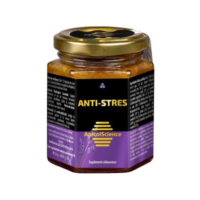 Miere Poliflora Anti-Stres 240 grame Apicolscience foto