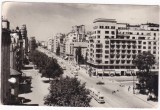 AMS - ILUSTRATA 1248, BUCURESTI - B-DUL. NIC. BALCESCU, ANUL 1957, cu perforari