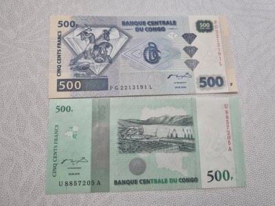 bancnote congo 2v. 2002/2010 foto