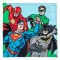 Prosop Bumbac, Justice League, 30x30cm, Ciel