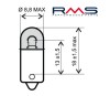 Bec Moto 6V 4W BA9S Alb Motorevolution, Scuter, Motocicleta, Monofazic, Echivalent Peugeot 057692