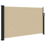 Cumpara ieftin Copertina laterala retractabila, bej, 120 x 600 cm