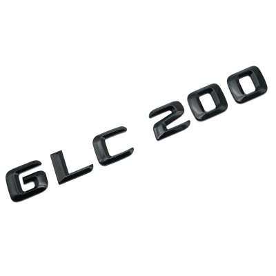 Emblema GLC 200 Negru, pentru spate portbagaj Mercedes foto