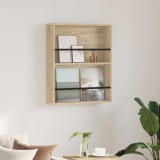 vidaXL Raft pentru reviste Stejar Sonoma 60 x 12 x 70 cm Lemn compozit 890830