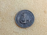 QW9 N2 42 - insigna - militar - Academia navala Mircea cel Batran, Romania de la 1950