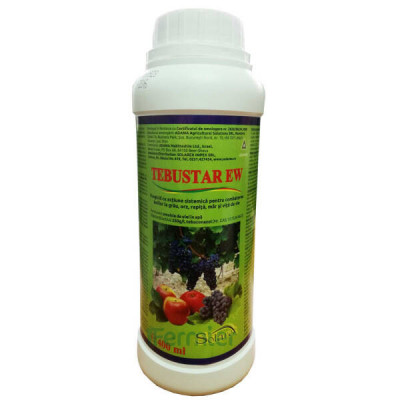 Tebustar EW 400 ml, fungicid sistemic, Nufarm, grau, orz (fainare, septorioza, ruginam patarea bruna), pomi fructiferi (fainare, monilioza), tomate (a foto