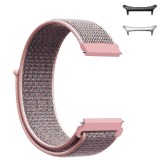 Curea material textil, compatibila cu Samsung Galaxy Watch Ultra2, Telescoape QR, 22mm, Light Pink
