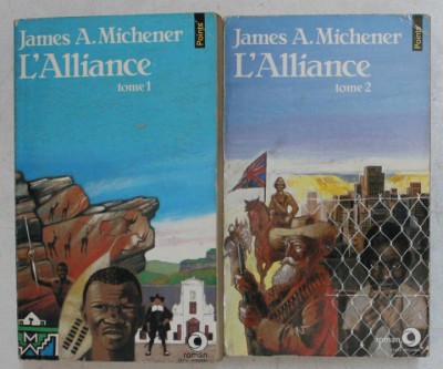 L &amp;#039; ALLIANCE , TOMES I - II par JAMES A. MICHENER , 1986 foto