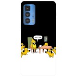 Husa compatibila cu Motorola Moto G71 5G model This is fine reverse meme, Silicon, TPU, Viceversa, Transparent, Carcasa