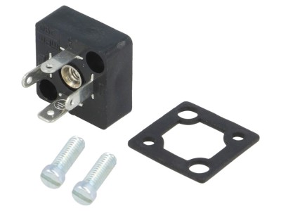 Conector cu valvă soclu format C 9,4mm foto