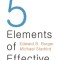 The 5 Elements of Effective Thinking