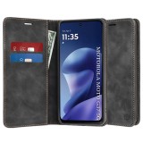 Husa piele Motorola Moto G37 Asteroid GSM Confy Cover, negru