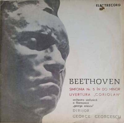 Disc vinil, LP. SIMFONIA NR.5 IN DO MINOR OP.67. UVERTURA CORIOLAN-LUDWING VAN BEETHOVEN foto