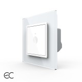 Cumpara ieftin Intrerupator Simplu cu Touch LIVOLO cu Rama din Sticla - Protocol ZigBee EC SmartElectro IntelligentHouse