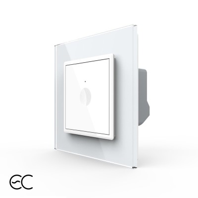Intrerupator Simplu cu Touch LIVOLO cu Rama din Sticla - Protocol ZigBee EC SmartElectro IntelligentHouse foto