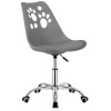 Scaun birou ergonomic, cu sezut din spuma, reglabil pe inaltime, maxim 120 kg, 90x49x48 cm, gri Household NewTrend