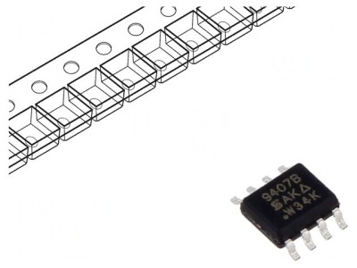 Tranzistor P-MOSFET TrenchFET&amp;reg; Unipolar - Tensiune Max 60V, Curent Max 4,7A, Curent Pulsat 20A foto