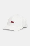 Levi&#039;s sapca culoarea alb, neted