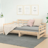 Cumpara ieftin Pat extensibil de zi, 2x(90x190) cm, lemn masiv de pin