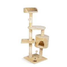 Ansamblu de joaca sisal pentru pisica, 40 x 40 x 116 cm