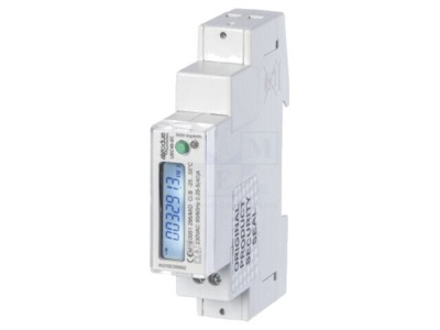Contor digital ALGODUE 1-fazat pentru șină DIN cu afișaj LCD foto
